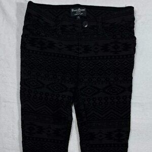 BoomBoom Jeans Womens Pull on‎  Skinny jean Black Juniors Size S